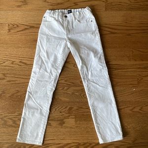 NWOT Gap, white Stretch skim straight leg jeans (sz10)